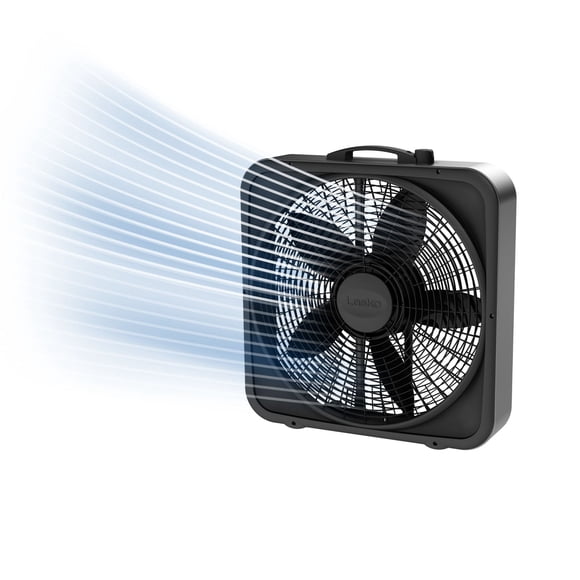 Lasko 20" 3-Speed Premium Box Fan with Durable Steel Body