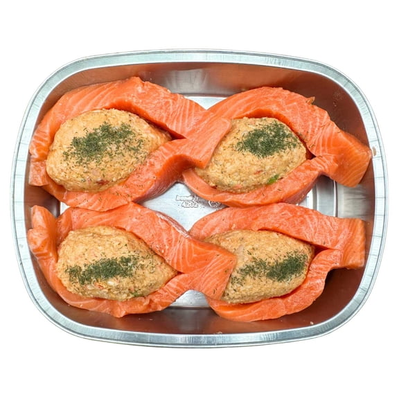 Member's Mark Salmon with Seafood Stuffing, 4 ct., priced per pound