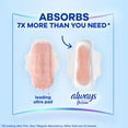 thumbnail image 3 of Always Infinity FlexFoam Heavy Flow Pads with Flexi-Wings, Unscented, Size 2, 80 ct., 3 of 7