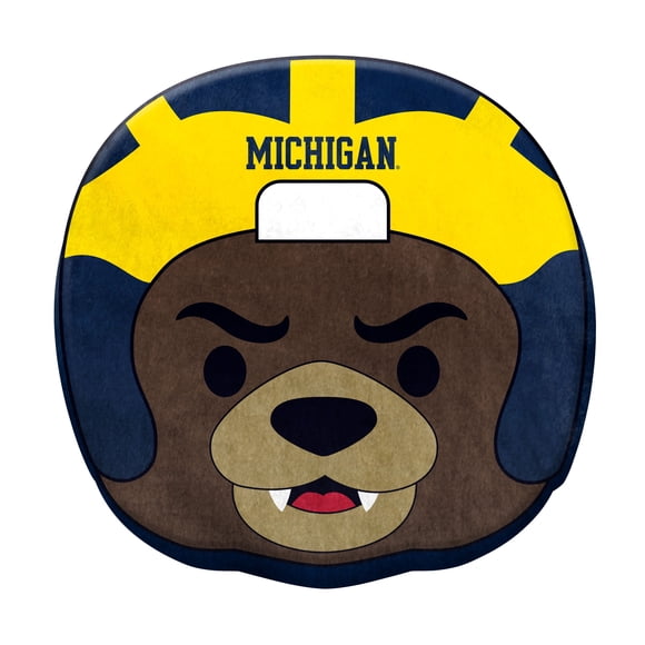 Logo Brands Michigan Wolverines Puff Pillow