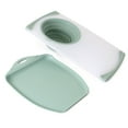 thumbnail image 1 of Dexas 2-Pack Over the Sink Strainer and Chop & Scoop Cutting Board, Choose Color, 1 of 5