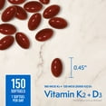 thumbnail image 4 of Member's Mark Vitamin K2 + D3 Softgels, 150 ct., 4 of 8