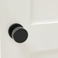 thumbnail image 2 of Explore Hardware Matte Black Bora Bora Collection Door Handle, 2 Pack, 2 of 4