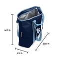 thumbnail image 4 of Logo Brands Tampa Bay Rays Gameday Insulated Tote, 4 of 4