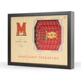 thumbnail image 1 of YouTheFan Maryland Terrapins 25-Layer Basketball Stadium View 3D Wall Art, 1 of 5