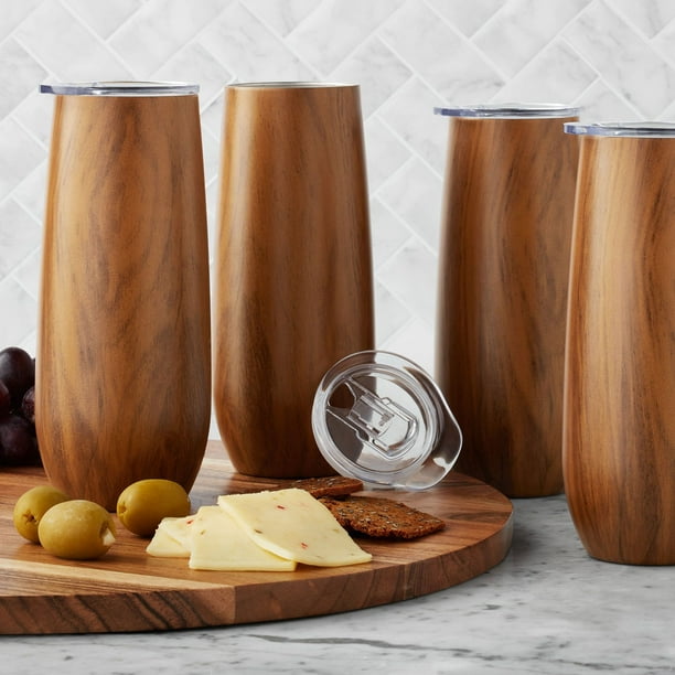 Member's Mark 14oz. Stainless Steel Insulated Flute Tumblers with