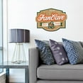 thumbnail image 2 of YouTheFan Miami Hurricanes 17"x12.5" 3D Multi-Layered Fan Cave Sign, 2 of 5