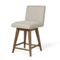 thumbnail image 5 of Member's Mark Hastings Fabric Swivel Counter Stool, Brown, 5 of 7