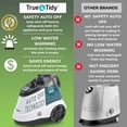 thumbnail image 2 of True & Tidy Full-Size Heavy Duty Commercial Garment Steamer with Smart Auto Shut-Off Safety, 3 Steam Settings, 3L Tank, 2 of 6