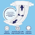 thumbnail image 8 of Huggies Little Snugglers Plus Baby Diapers, Size 1-2, 8 of 12
