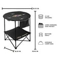 thumbnail image 3 of NFL 27.6" Round Tailgate Table with Shelf, 3 of 5