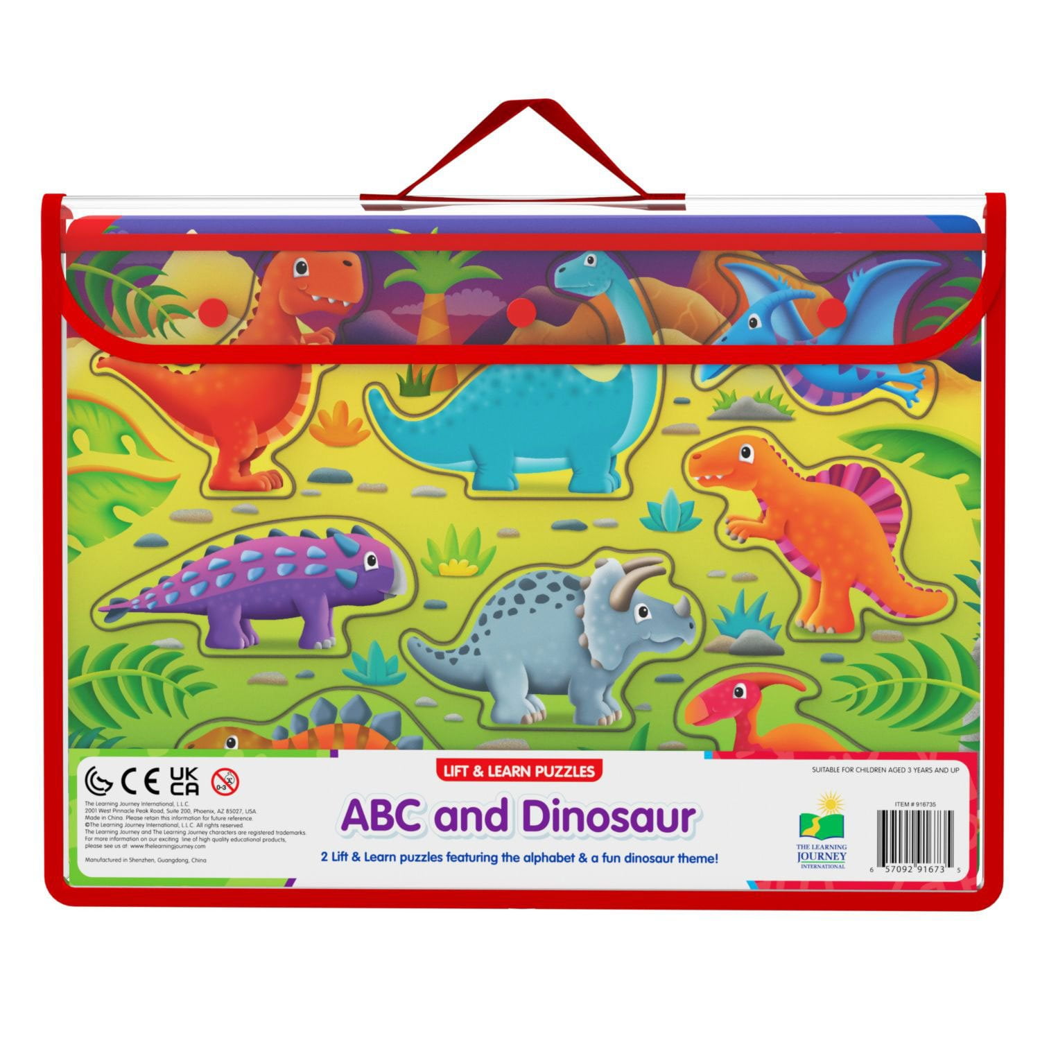 Lift & Learn Puzzles: ABCs and Dinosaurs, 34 Piece - Samsclub.com