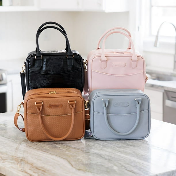 Veronica Jamison Hampton Faux Leather Lunch Tote by Arctic Zone