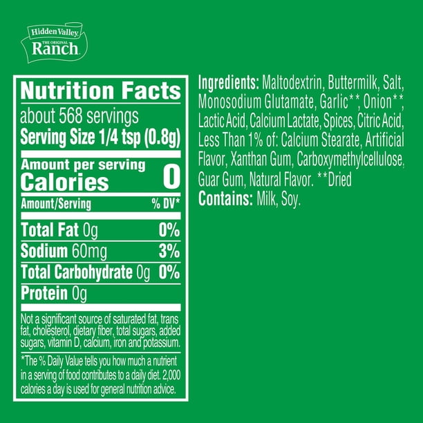 Hidden Valley Original Ranch Salad Dressing and Seasoning Mix, 16 oz. -  Samsclub.com