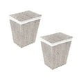 thumbnail interactive-video image 1 of Member's Mark Laundry Hamper, 19.5" W x 14.5" D x 23" H	, Set of 2, 1 of 11