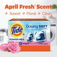 thumbnail image 7 of Tide Power PODs Downy Soft Boosters Laundry Detergent Pacs, April Fresh, 72 ct., 7 of 10