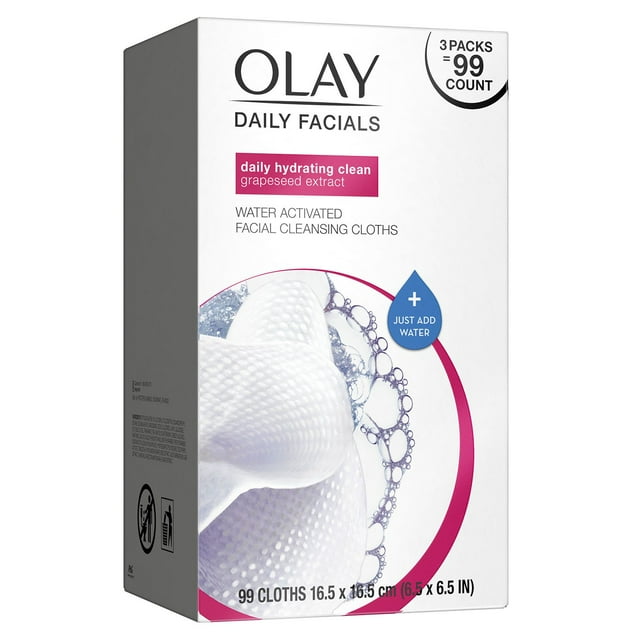 Olay 4-in-1 Daily Facial Cloths, Normal Skin (99 ct.)