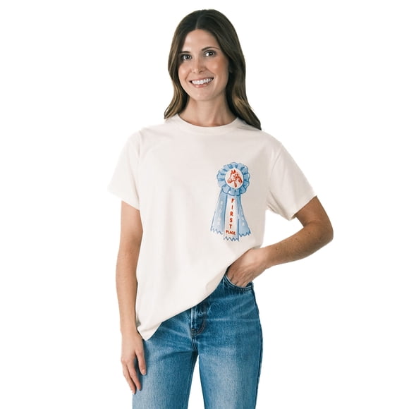 Mighty Fine Women's Americana Graphic T-Shirt