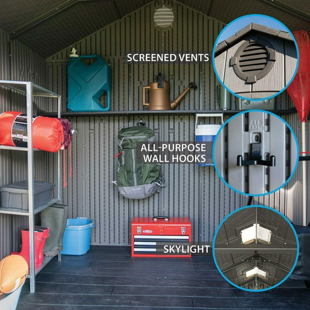 Lifetime 8'x 7.5' Outdoor Storage Shed - Samsclub.com