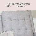 thumbnail image 3 of Indio Mid-Century Fabric Pushback Recliner, Assorted Colors, 3 of 11