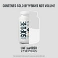thumbnail image 9 of ISOPURE Whey Protein Isolate, Unflavored, 1.55 lbs., 9 of 10