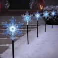 thumbnail image 1 of Member's Mark 5ct Snowflake Pathway LED Lights, 9' Lighted Length, 1 of 5