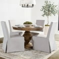 thumbnail image 1 of Toscana Round Expandable Dining Set with Sunbrella Slipcover Dining Chairs, Assorted Colors, 1 of 11