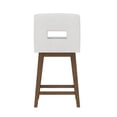 thumbnail image 14 of HH2 Home Upholstered Key Back Wood Adjustable Height Swivel Bar Stool, 14 of 19
