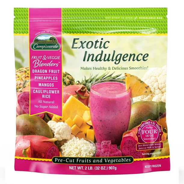 Campoverde Fruit and Veggie Blenders Exotic Indulgence, Frozen,