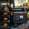 thumbnail image 2 of 5,000 Watt Wattbricks Energy  Peak Portable Solar Generator & 120-Watt Portable Solar Panel Bundle, 2 of 9