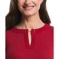 thumbnail image 4 of Rafaella Women's Long-Sleeve V-Neck Top, 4 of 11