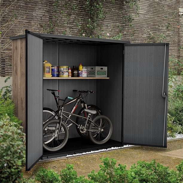 Keter Signature Collection Vertical XL Resin Outdoor Storage Shed