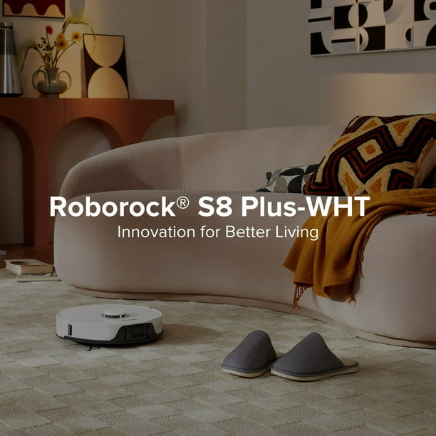 Roborock S8 Plus Robot Vacuum with Auto Mop Lifting and Self