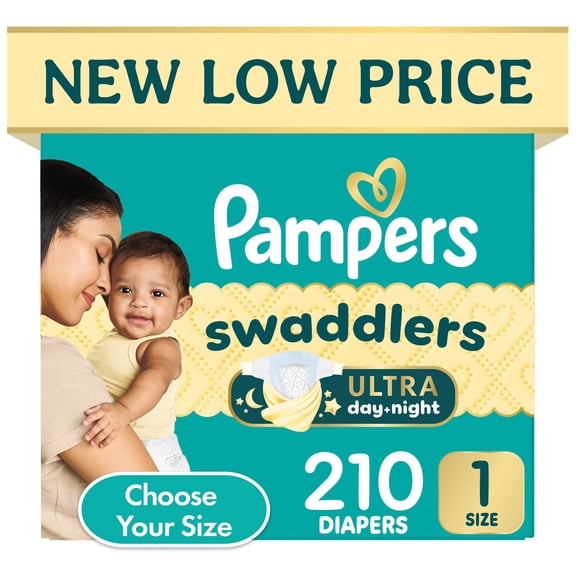 Pampers Swaddlers Ultra Diapers, Sizes Newborn-8