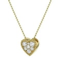 thumbnail image 3 of .50 CT. T.W. Round Cut Diamond Heart Pendant in 14K Gold, 3 of 8