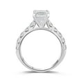 thumbnail image 4 of Lab Created Emerald Cut Diamond Ring in 18K Gold, 4 of 9