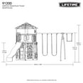 thumbnail image 11 of Lifetime Adventure Tower Swing Set Playset, 11 of 12