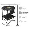 thumbnail image 3 of NFL 27.6" Round Tailgate Table with Shelf, 3 of 5
