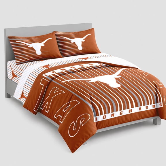 Logo Brands Texas Longhorns Bed-In-A-Bag Set