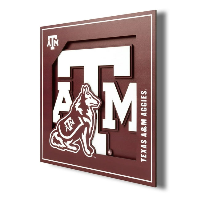 YouTheFan NCAA 3D Logo Series Wall Art - 12x12