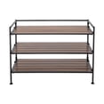 thumbnail image 2 of Seville Classics 3-Tier Resin Slat Shoe Rack, 26.5" W x 12.2" D x 19" H Assorted Colors, 2 of 22