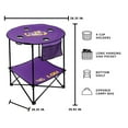 thumbnail image 3 of Logo Brands LSU Tigers 27.6in Round Tailgate Table, 3 of 5