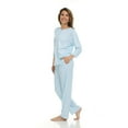 thumbnail image 3 of Flora Nikrooz 2 Piece 3/4 Sleeve Henley PJ Set, 3 of 12