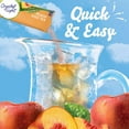thumbnail image 3 of Crystal Light Peach Iced Tea Powdered Drink Mix 4.55 oz., 3 of 14