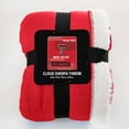 thumbnail image 3 of Officially Licensed NCAA Cloud Throw Blanket with Sherpa Back, 60" x 70", 3 of 4