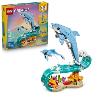 LEGO Creator 3 in 1 Sea Animals: Beautiful Dolphins Building Set, 542 pc.