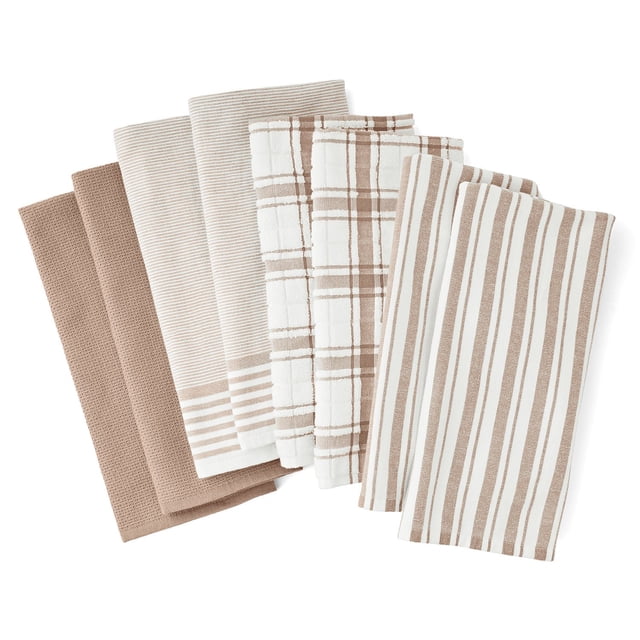 Member's Mark Plaid Leno Kitchen Towel Set, 8-Pack
