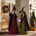 thumbnail image 1 of Member's Mark Pre-Lit Animated Crystal Ball Witches, Set of 2, 1 of 5
