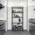 thumbnail image 7 of Seville Classics 5-Tier Steel Wire Shelving, 36” W x 14” D x 75.5” H, 7 of 10