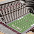 thumbnail image 3 of YouTheFan Texas A&M Aggies 25-Layer Football Stadium View 3D Wall Art, 3 of 5